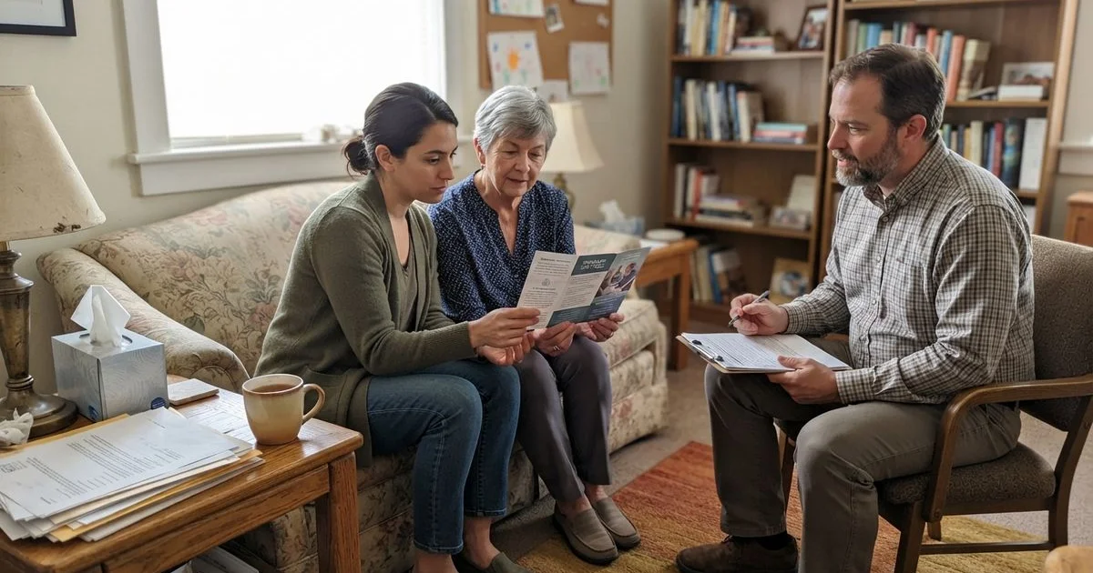 Helping an aging parent start therapy or counseling